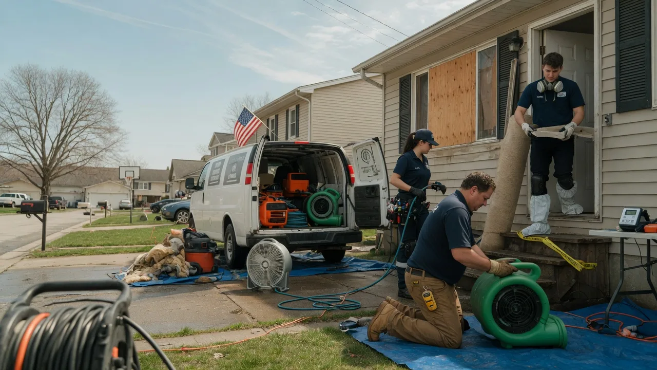 Water Damage Restoration in La Place, IL near me